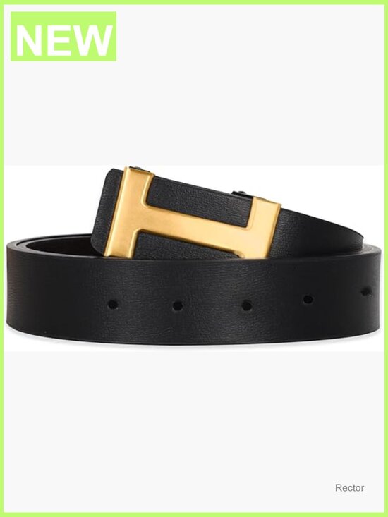 Men\'s & Women\'s Dress Belt Automatic Buckle, Adjustable Length Faux Leather main image 4